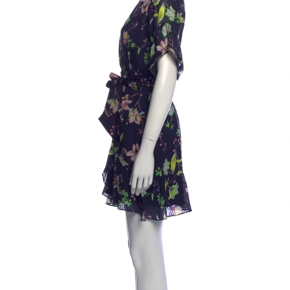 Tanya Taylor Floral Navy Dress - Picture 2 of 5